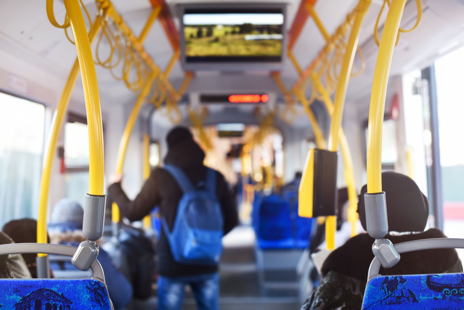 people on a public buswhat to do if you have  been in a bus accident 